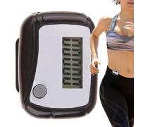 Pedometer for Walking - Digital Portable Step Counter, Small Sports Fitness Tracker | Activity Monitor measuring Miles Steps Calories during Daily Travel Running Jogging Hiking Park Gym Weekend Senior