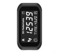 Pedometro 3D Contapassi Display LCD Clip Vita | Sensore 3D a tre assi, monitoraggio preciso dei passi, monitoraggio delle calorie bruciate, lettura LCD chiara