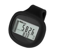 Pedometro - Contapassi | Attività Digitale, Grande Schermo LCD, Calorie 3D A Clipser, Cavo Incluso, Contatore Chilometrico per Chilometri E Passi, Monitor
