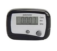 Pedometro da passeggio - 1,85 pollici Digital Step Counter | ABS LCD Pedometro | Clip multifunzione per fitness, esercizio, viaggi e attività quotidiane per uomini, donne e bambini