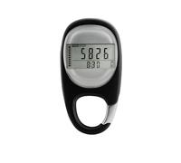 Pedometro Da Passeggio Con Display Digitale 3D, Monitoraggio Accurato Allenamento, Contapassi, Attrezzatura For La Corsa All'aperto Lettura Accurata(Black)