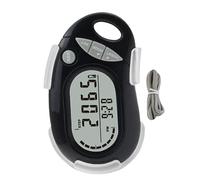 Pedometro da passeggio - Contatore per passo semplice 7,4 x 4,4 x 2,7 cm con grande schermo digitale | Tracker per passo a clip rimovibile | Conteggio preciso dei passi per uomini, donne, adulti e