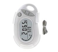 Pedometro da passeggio - Contatore per passo singolo da 7,4 x 4,4 x 2,7 cm con grande schermo digitale | Tracciamento dei passi con clip rimovibile | Conteggio preciso dei passi per uomini, donne