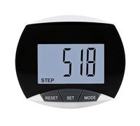 Pedometro digitale a clip, per camminare, correre, contapassi, calorie, distanza, con sensore 3D, grande display, dispositivo fitness per uomini, donne, anziani