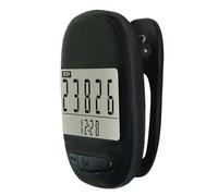 Pedometro digitale da passeggio - Strumento contatore a clip, display LCD, dispositivo di registrazione degli esercizi, gadget per il monitoraggio del fitness, strumento di misurazione della salute