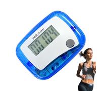 Pedometro pedometro, contapassi, pedometro digitale LCD da 4,8 x 3,6 x 2 cm, con giornaliero, per sport, viaggi, avventure, nuoto, allenamenti al coperto, escursionismo, uso senior, fitness