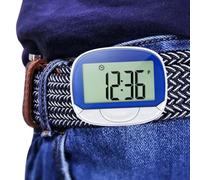Pedometro Per Camminare Con Clip | Contatore Multifunzionale Con Grande Schermo Da 55 Mm | PASSI SULLE SUTTIVE, DISTANZA, CALORE E | Pidometro A Piedi Accurati Per La Forma Fisica, La