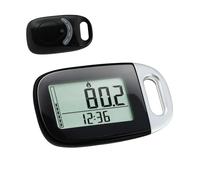 Pedometro per camminare passi e chilometri, monitor di esercizio preciso con grande schermo LCD digitale, contapassi, conta chilometri e calorie, per uomini, donne, bambini, anziani, all'aperto