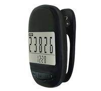 Pedometro per camminare, piccolo pedometro | contapassi semplice con funzione orologio - piccolo registratore di fitness portatile, contapassi per anziani, contapassi