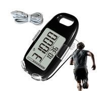Pedometro per Contapassi Display Grande Portatile 3D | Monitoraggio Passi con Contapassi per Parco Strada Montagna Outdoor Corsa Trekking Palestra