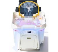 Pedou Head Spa vassoio per lavare i capelli Serbatoio acqua 60L Cascata d'acqua Serbatoio acqua reflua indipendente 25L Uso Domestico Salone e Istituto di bellezza