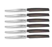 Pedrini 04GD029 Coltelli da Tavola, serie Active Acciaio Inossidabile, 6 coltelli