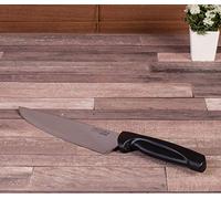 Pedrini 280.42 Coltello Chef, Acciaio Inossidabile, Nero, Unica