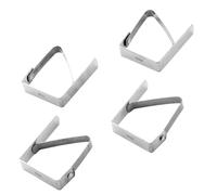 PEDRINI Gadget Blister 4 FERMATOVAGLIA Acc.Inox, Acciaio Inossidabile, Raw Steel Rusty, 25x9x1.5 cm, 4 unità
