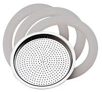Pedrini 9080-RG1 Ricambio 3 Guarnizioni+Filtro Mezza Tazza, Alluminio