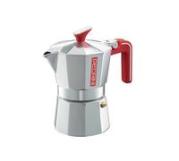 Pedrini Caffettiera Ecomoka, moka 3 tazze, alluminio riciclato certificato