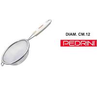Pedrini, Colino con guancetta in plastica, rete in acciaio inox, diametro di 12 cm