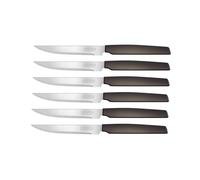 Pedrini coltelli bistecca linea active manico marrone (blister 6 pezzi)