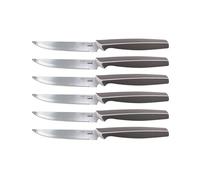 Pedrini coltelli bistecca linea master manico tortora (blister 6 pezzi)