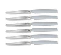 Set 6 coltelli bianchi Active