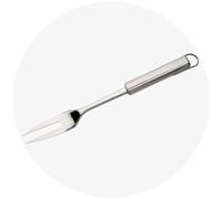 Pedrini forchettone in acciaio inox, finitura a specchio