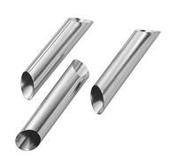 Pedrini Forme per cannoli 13 cm, acciaio inox, 3 pezzi