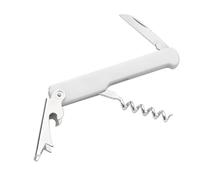 Pedrini Gadget Levatappi Cameriere Impugnatura, Acciaio Inossidabile, Bianco