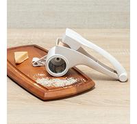 Pedrini Grattugino a Manovella, Bianco Rullo acciaio inox