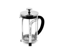 Pedrini infusiera 600 ml, Acciaio e Vetro temperato, con Filtro e premitore