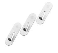 Pedrini-Gancio Adesivo Grande Acc.Inox 3PZ
