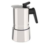 Pedrini Macchinetta caffé Moka per induzione 10 Tazze Acciaio 18/10 02CF039