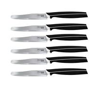 Pedrini Master Coltelli da Tavola, Metal, Nero, Unica, 6 unità