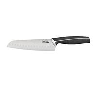 Pedrini Master Coltello Santoku, Acciaio Inossidabile, Nero, Unica