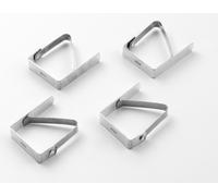 PEDRINI Gadget Blister 4 FERMATOVAGLIA Acc.Inox, Acciaio Inossidabile, Raw Steel Rusty, 25x9x1.5 cm, 4 unità