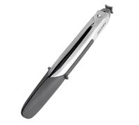 Pedrini Pinze da cucina multiuso in acciaio con terminale in silicone, 25 cm