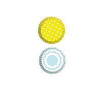 Pedrini pirottini in carta colorati per alimenti (diamtro 5 cm, 60 pezzi)