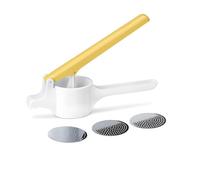 Pedrini Schiacciapatate in plastica con 3 dischi in acciaio