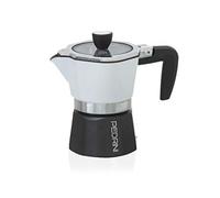 Pedrini Seimoka Plus Caffettiera, Bianco/Grigio Scuro