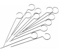 Pedrini Spiedini Acciaio Inox Barbecue set da 12 pezzi Lunghezza 10 cm mod. 178