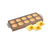 Pedrini stampo per 10 ravioli quadrati (4,5 X 4,5 cm)
