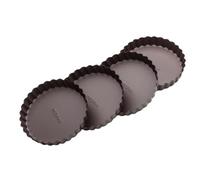 PEDRINI Stampo per Crostata 12 cm 4Pz Dolci Bianco