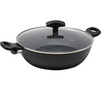 Pedrini Tegame Maori da 24 cm con coperchio a due manici ergonomici