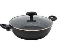 Pedrini Tegame Maori da 28 cm con coperchio a due manici ergonomici