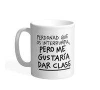 Pedrita Parker Tazza caffè per insegnanti - Vorrei dare lezione - Tazza colazio