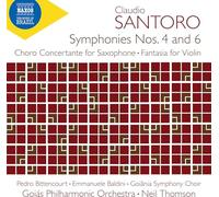 Claudio Santoro Claudio Santoro: Symphonies Nos. 4 and 6: Choro Concertante (CD)