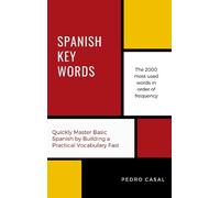Pedro Casal Spanish Key Words (Tascabile) Oleander Language & Literature S.