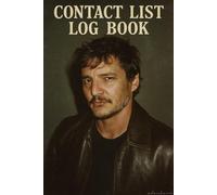 Pedro Contact List Log Book: 60 Pages | A-Z Organizer for Personal & Business Contacts | Compact Phone & Email Keeper with Cool Retro Cover | Gift for Professionals & Creatives