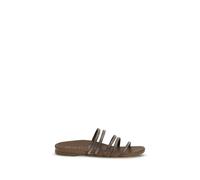 Pedro García Brown Calf Leather Bos Taurus Flip-Flop Sandals - EU38.5/US8.5