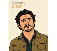 Pedro Lesson Plan: Undated Teacher Planner and Organizer for Educators | Funny Pop Culture Fan Art Theme | Classroom Log Book for Lesson Objectives, ... Assessments | Large 8.5 x 11 Inch - 30 Pages