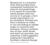 Pedro Reyes: Sanatorium Operations Manual